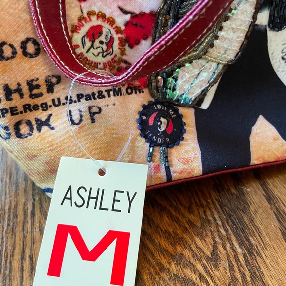 Elvis Presley Purse Tote Bag By Ashley M. Beads Guitar America flag bag - Picture 6 of 9